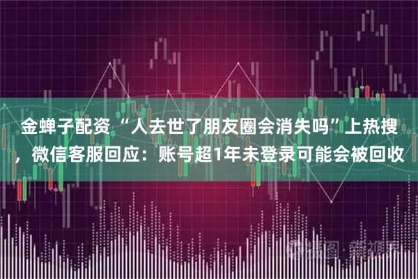 金蝉子配资 “人去世了朋友圈会消失吗”上热搜,微信客服回应:账号超1年未登录可能会被回收